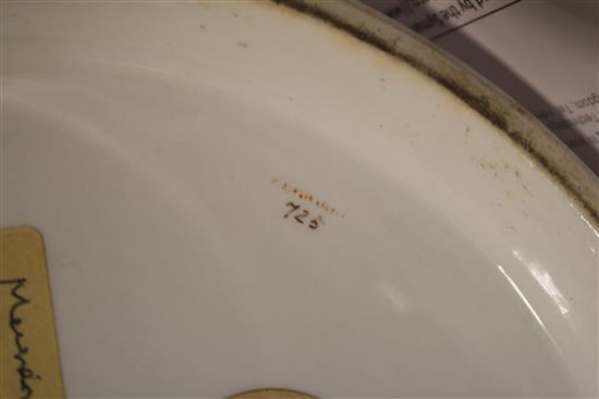 A pair of Wedgwood porcelain oval fruit coolers, covers and liners, c.1810, one badly damaged, the other with minor chips